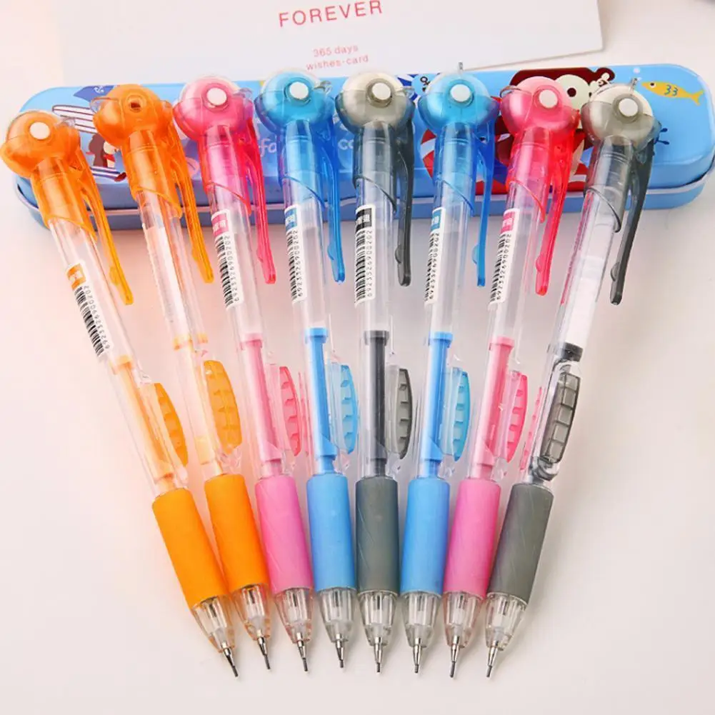 

Mechanical Pencil 0.7mm Automatic Pen For Students Non-toxic Mechanical Pencil For Beginners Continuous Core With Eraser T5q9
