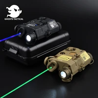 hunting green blue laser anpeq 15 red dot sight white led strobe whitelight flashlight battery box airsoft weapon rifle ar15 m4