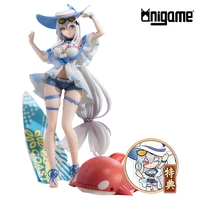 in stock original anigame arknights skadi anime model figure summer surfing 25cm pvc action figurine model toys for boys gift