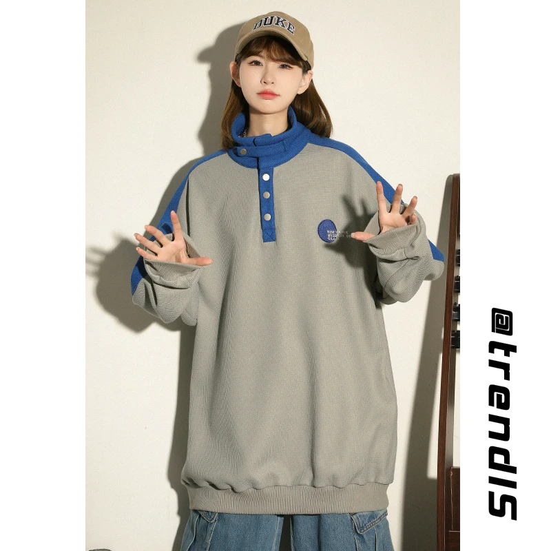 

2023 Autumn New Women's Model Interior Large Waffle Polo