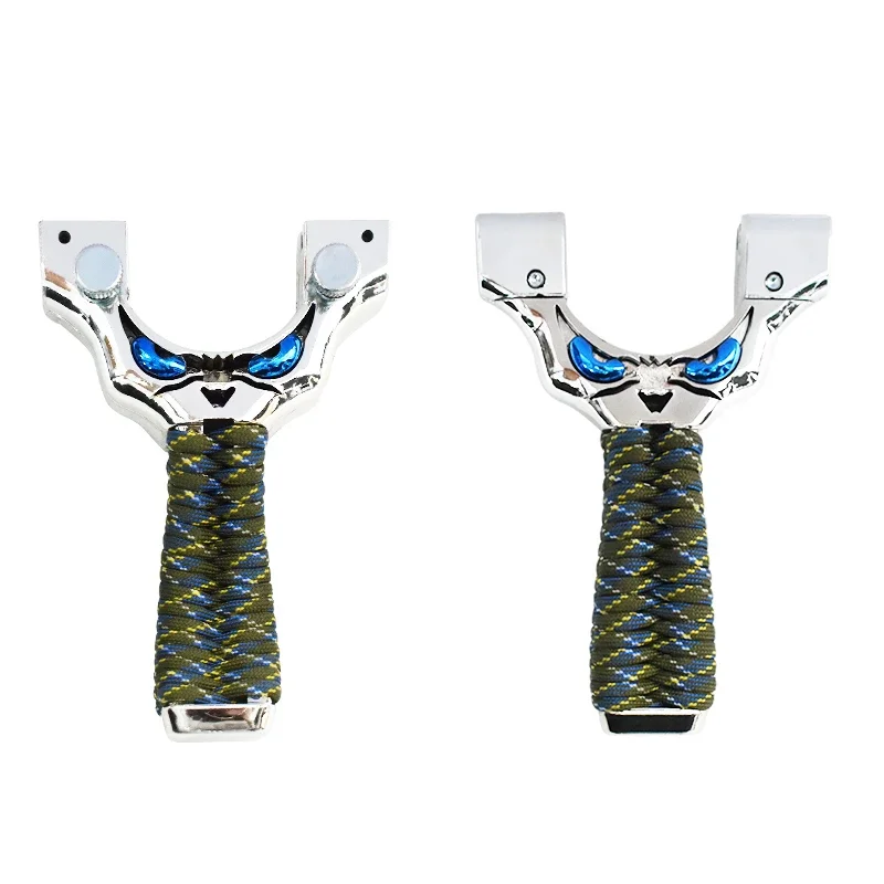 Серебряная смоляная рогатка с изогнутой ручкой охотничья катапульта