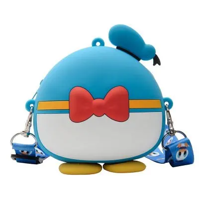 

Детская силиконовая сумка-мессенджер с изображением героев Диснея, Микки Мауса, Дональда, утки, сумка через плечо для девочек