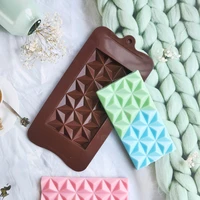 new silicone chocolate mold many square shapes cake mould jelly candy 3d diy kitchen accessories reusable baking tools