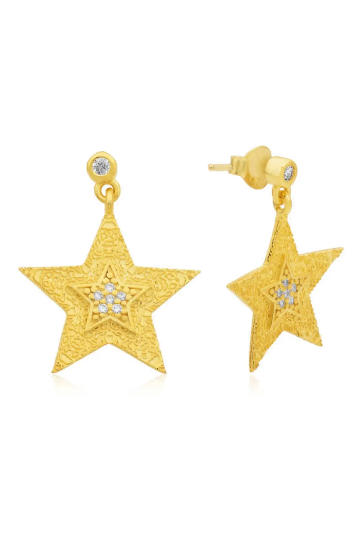 

Silver Star Earrings