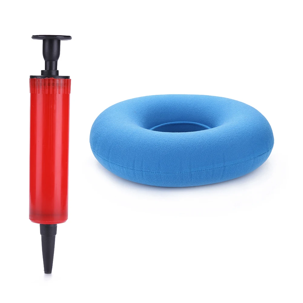 

Hip Support Medical Hemorrhoid Seat Pad Massage Cushion with Pump New Support Inflatable Ring Round Pillow Donut Chair Pad