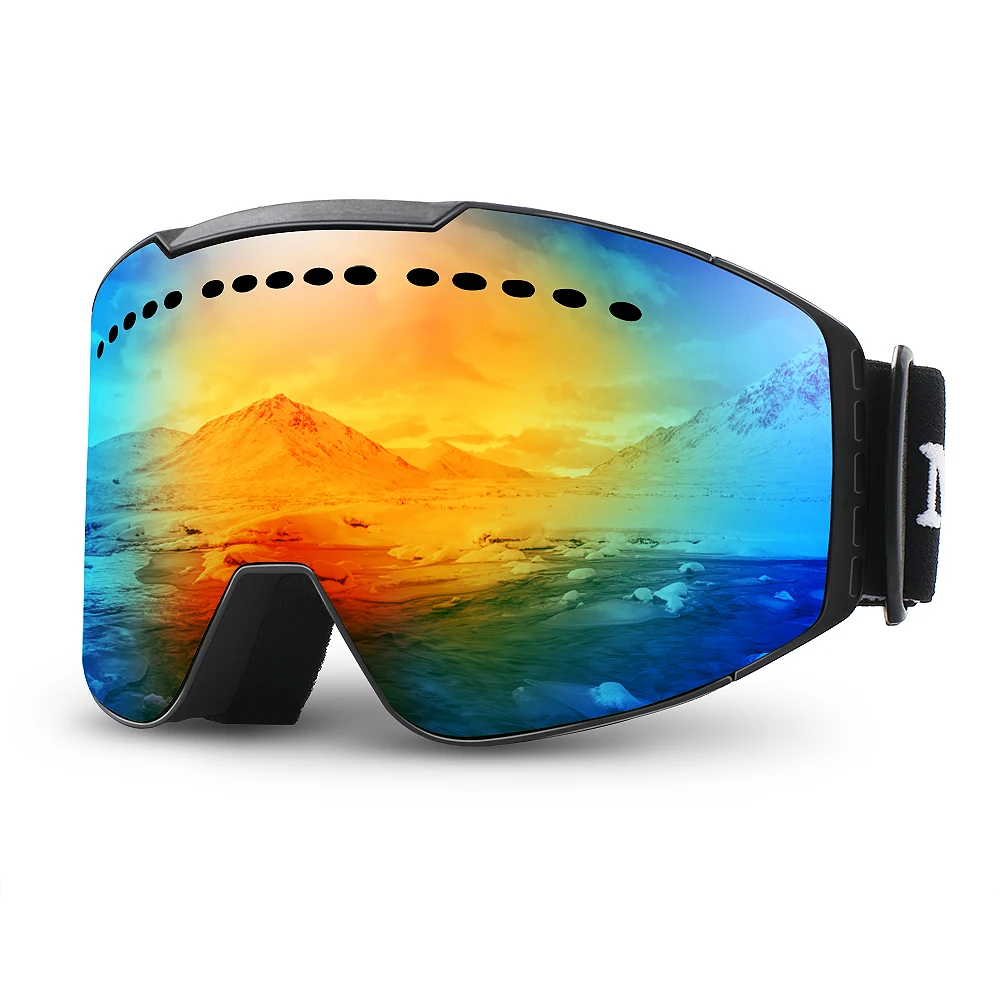 Лыжные очки MAXJULI с защитой от ультрафиолета противотуманные зимние для мужчин и
