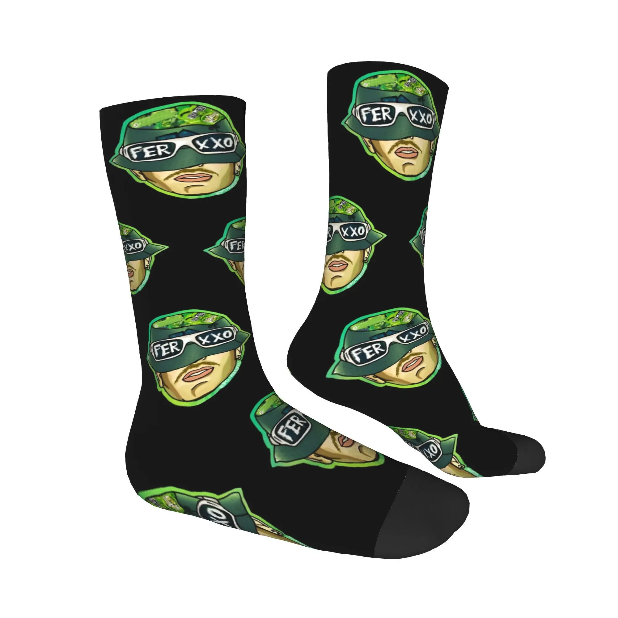 Модные мужские и женские короткие носки Feid Singer милые Мультяшные Дышащие Ferxxo