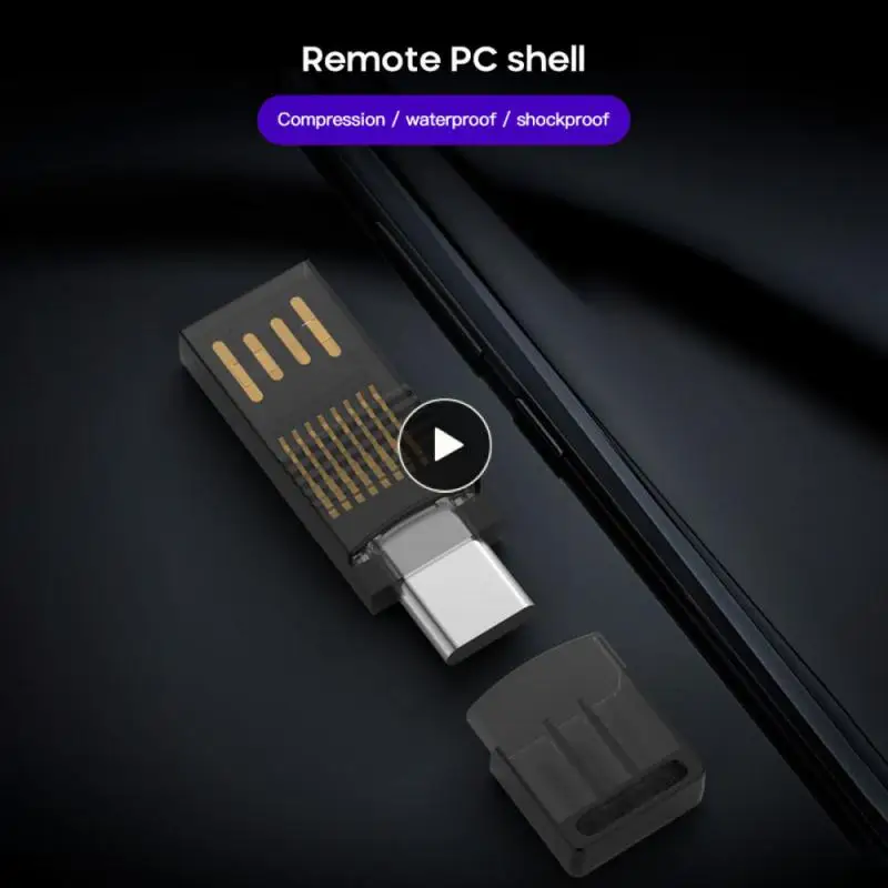 

Two In One Usb C Adapter Connector Plug And Play Portable Type C Otg Adapter Strong Compatibility Secure Transmission Adapter
