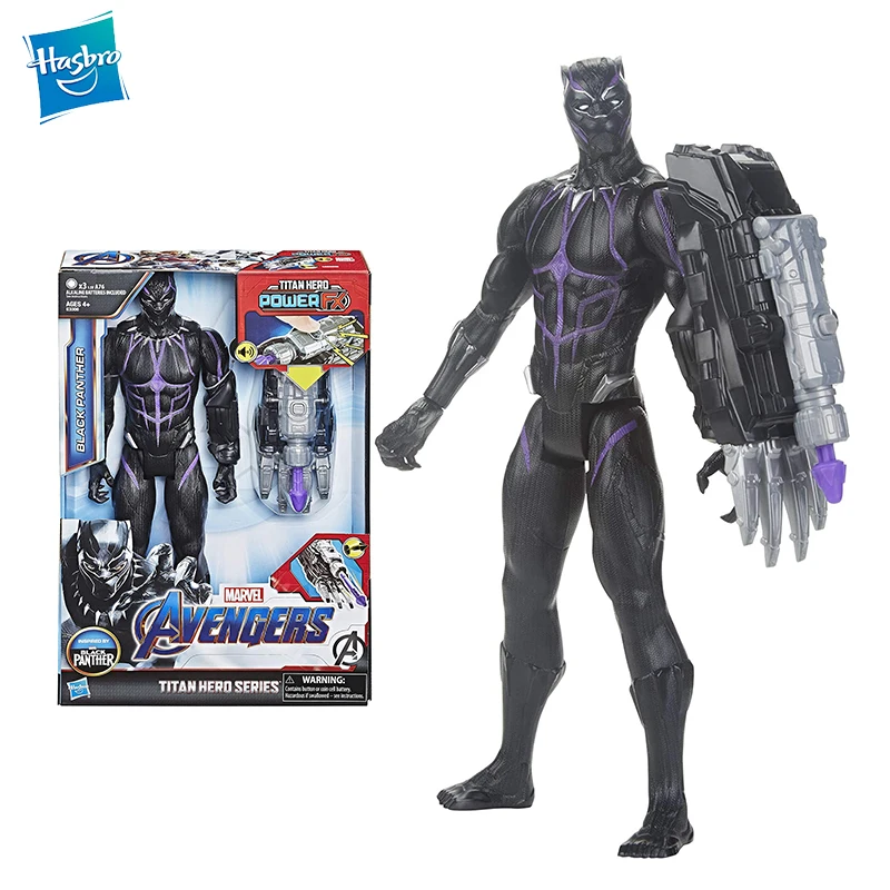 

MARVEL Black Panther Figure for Child Endgame Titan Hero Power FX Black Panther Marvel Legend The Avengers Action Figure 12 inch