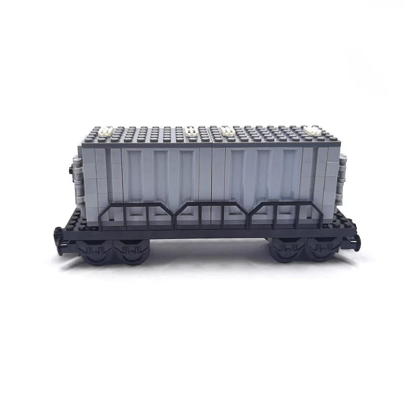 

DIY model MOC building block accessories scene package city train rail car can connect multiple car bodies for gifts