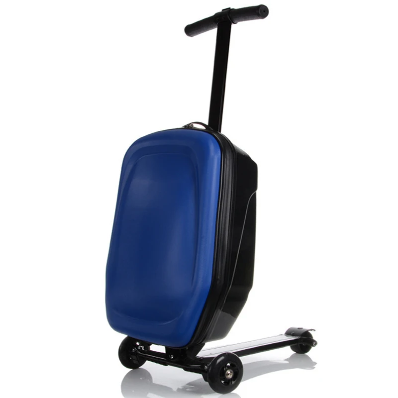 

Fashion skateboard Rolling Luggage Spinner Suitcases Wheels Men Business Trolley 20 inch Carry On Travel Bag Trunk