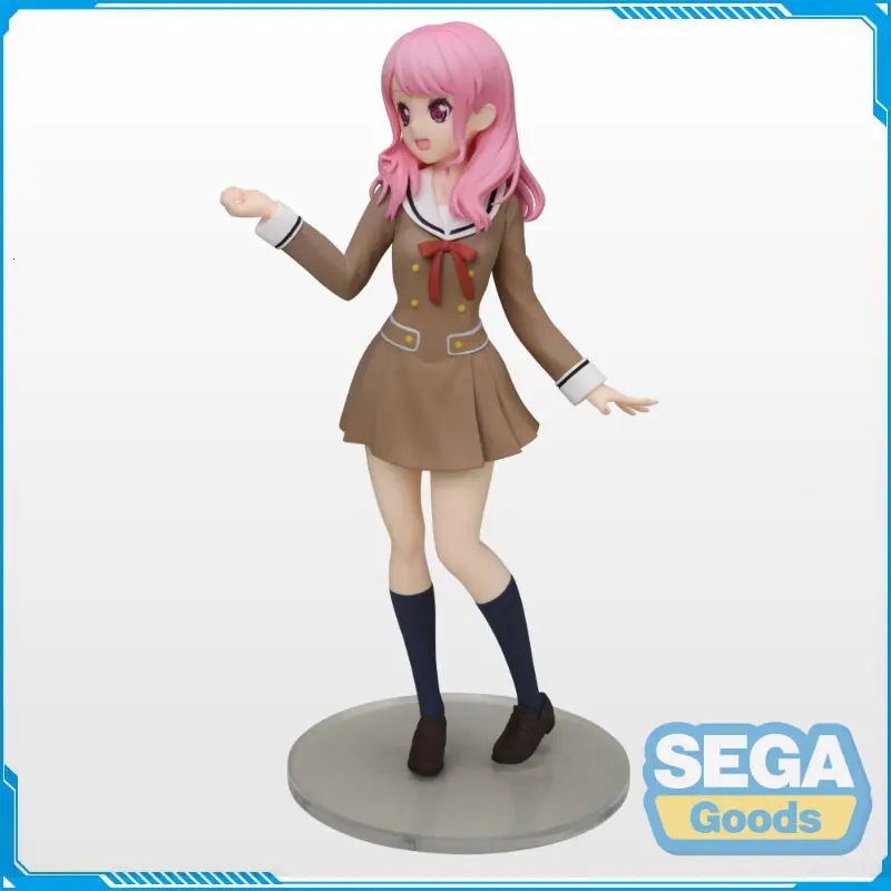 

Original SEGA BanG Dream Poppin'Party Maruyama Aya Anime Action Figure PVC Collectible School Days Model Dolls Toys for Gift