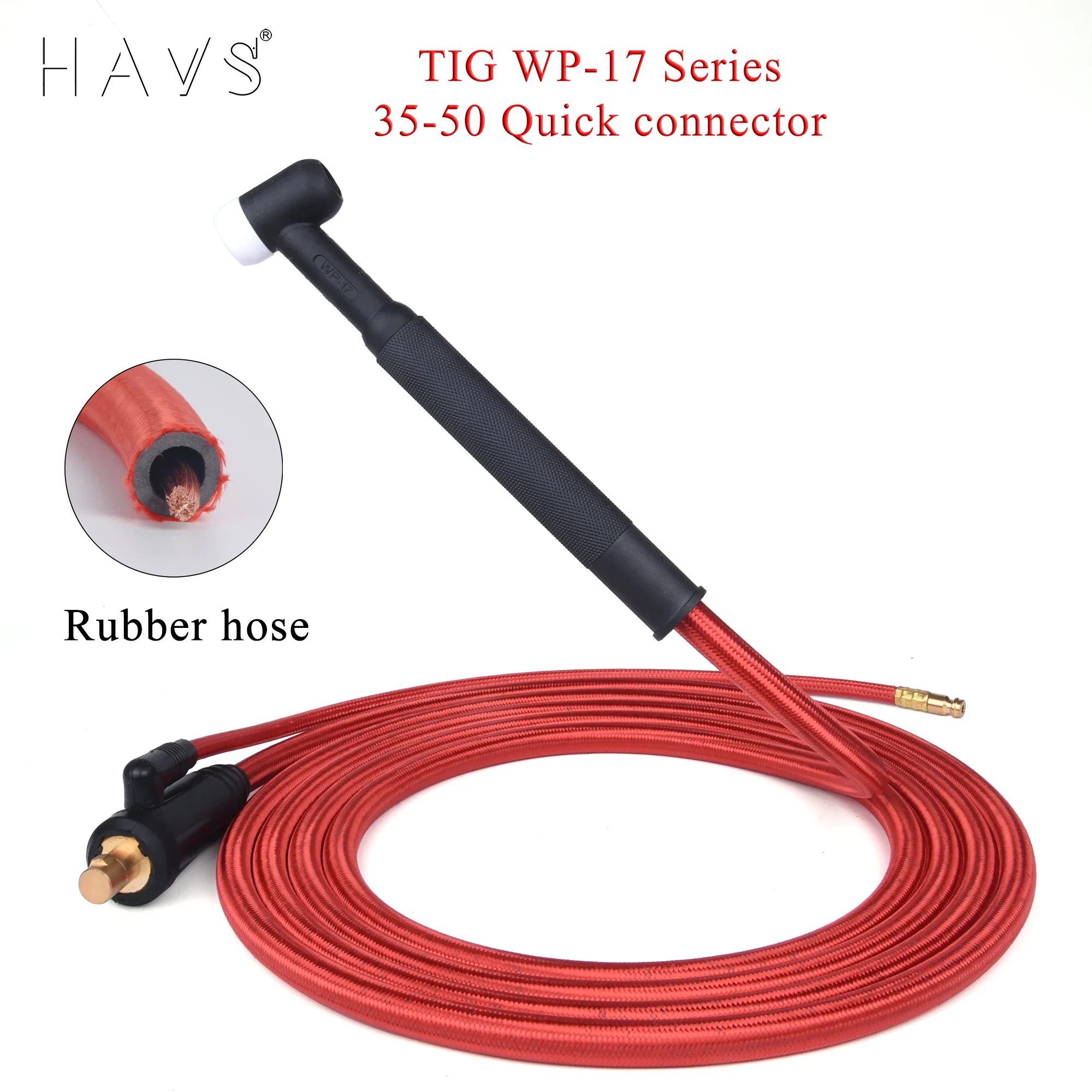 

HA&VS Сварочная горелка TIG SR17 3,8 м / 7 м