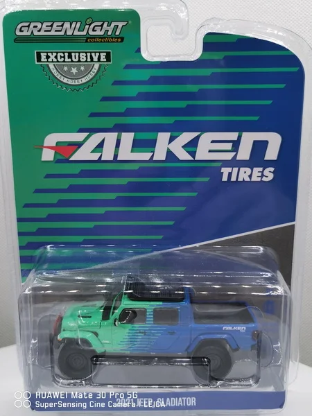 

GreenLight 1/64 2021 Jeep Gladiator falken Collector Edition Metal Diecast Model Race Car Kids Toys Gift