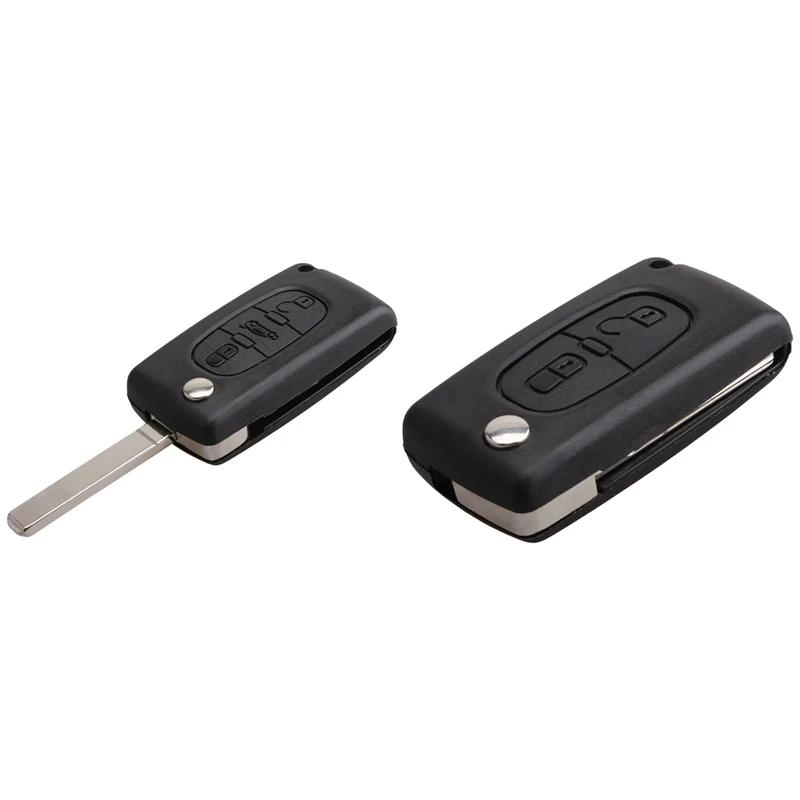 

Ключ Автомобильный складной, 2 кнопки, для Peugeot 307 3008 308 408 433 МГц и 3 кнопки
