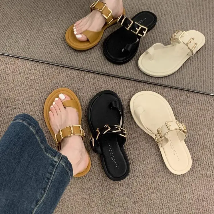 

Low House Slippers Platform Hoof Heels PU Rubber Basic Fabric Low House Slippers Platform Basic PU Hoof Heels Fabric