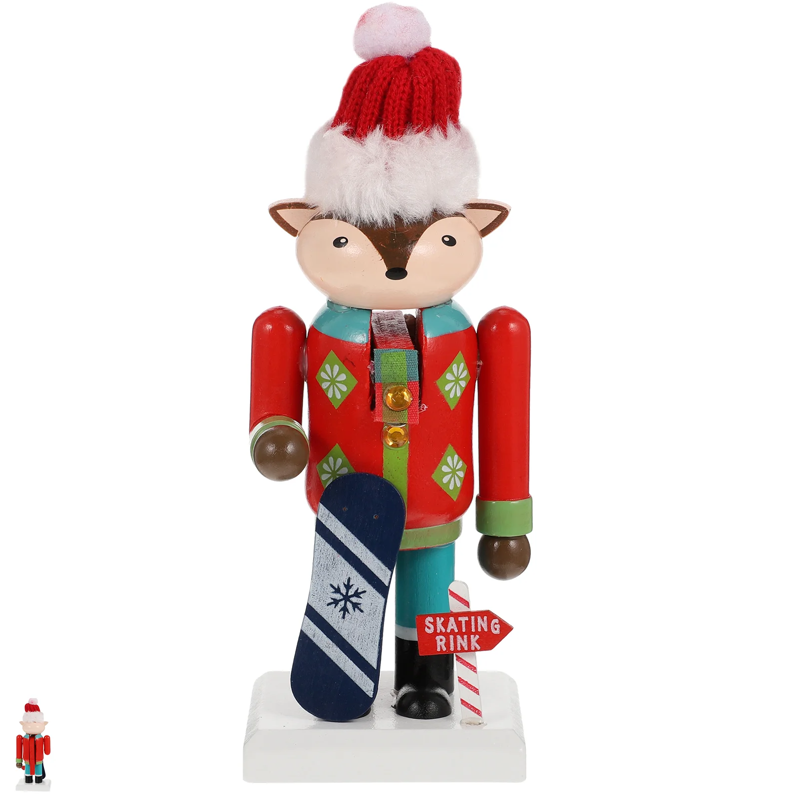 

Animal Nutcracker Small Wood Xmas Nutcrackers Gift Nutty Toys Festival Decor Desktop Figurine Christmas Decorations