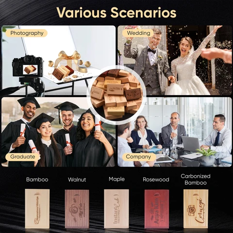 20 шт./лот, деревянные флэш-накопители USB 3.0, 128 ГБ, бесплатный логотип, 64 ГБ, деревянный флэш-накопитель с коробкой, 32 ГБ, 16 ГБ, карта памяти, бизнес-подарок, U-диск