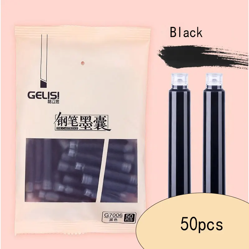 

Ручка перьевая универсальная, черная/синяя, 50 шт.