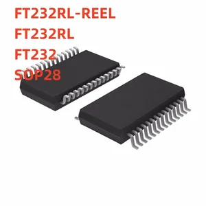 [2PCS]100% New Original FT232RL-REEL FT232 Bridge USB Converter IC SSOP28 Chip