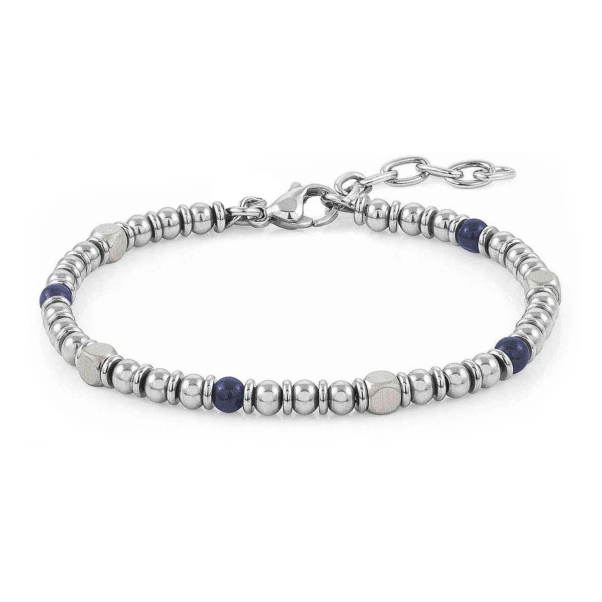

Runda Stainless Steel Bracelet Woman Trend 2022 with Kyanite Stone 4mm Adjustable Size 22cm Handmade Hand Bracelets for Couples