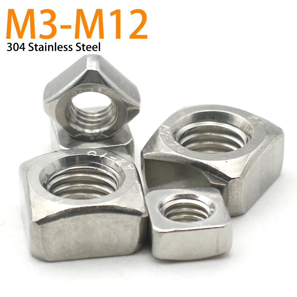 

Квадратные гайки из нержавеющей стали Zimir M3-M12
