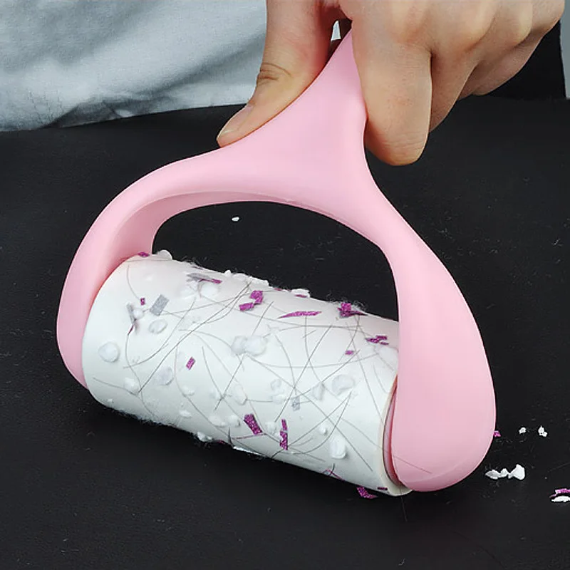 

1PCS Clothes Gluing Machine Tear Type Roller Dust Gluer Household Sticky Paper Hair Remover Household Cloth Hair Gluer Roller