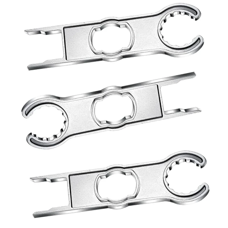 

3Piece Wrench Wrench Component Pv Solar Tool Suit DIY Connector Wrench Special Installation Silver