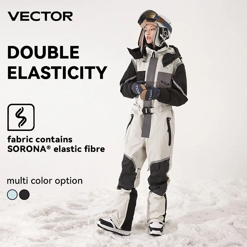 Толстый мужской и женский цельный лыжный комбинезон спортивная куртка для