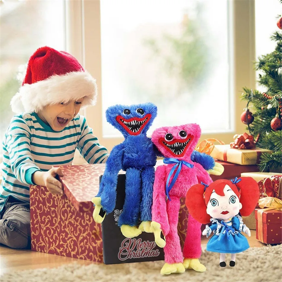 

40 см игрушка с маком для игр милый хугги вогнутый персонаж плюшевая игрушка страшная игрушка плюшевое животное мягкий подарок игрушки для д...