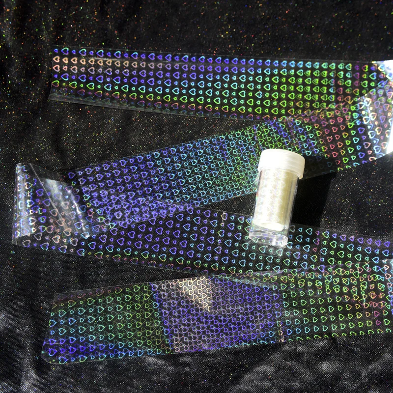 Лазерная Прозрачная Фольга для ногтей 1 м |