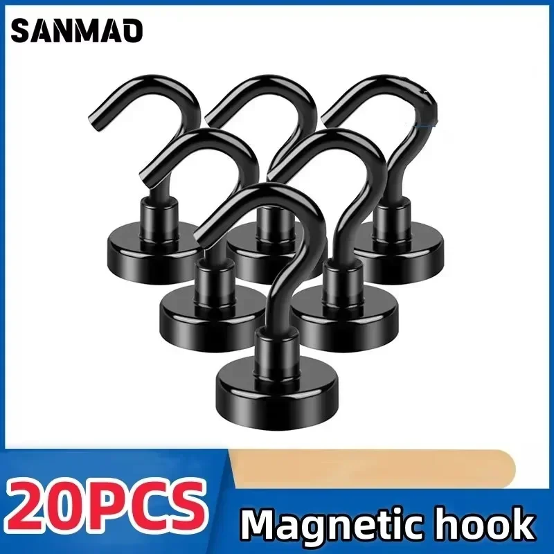 SanMao сильные магнитные крючки без перфорации настенный магнитный крючок для