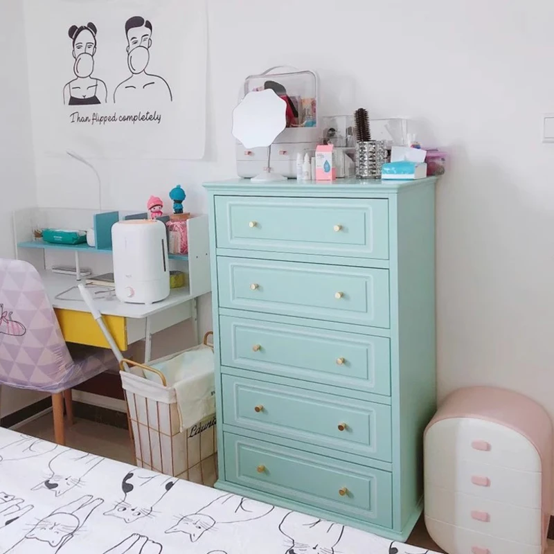 Комод для спальни шкаф хранения в маленькой квартире Европейский Скандинавская