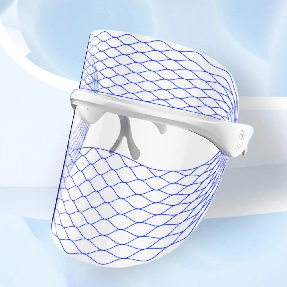 

LED Face Masque Light Therapy Reduce Wrinkles Skin Care Rechargeable 7 Colors Light Facial Masque for Facial Rejuvenation