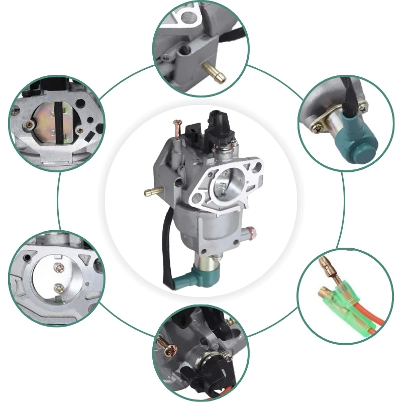 Карбюратор для Hon Da GX340 GX390 EB3800X EM3800SX EB6500X EM6500SX EB6500SX 188F 11HP 13HP