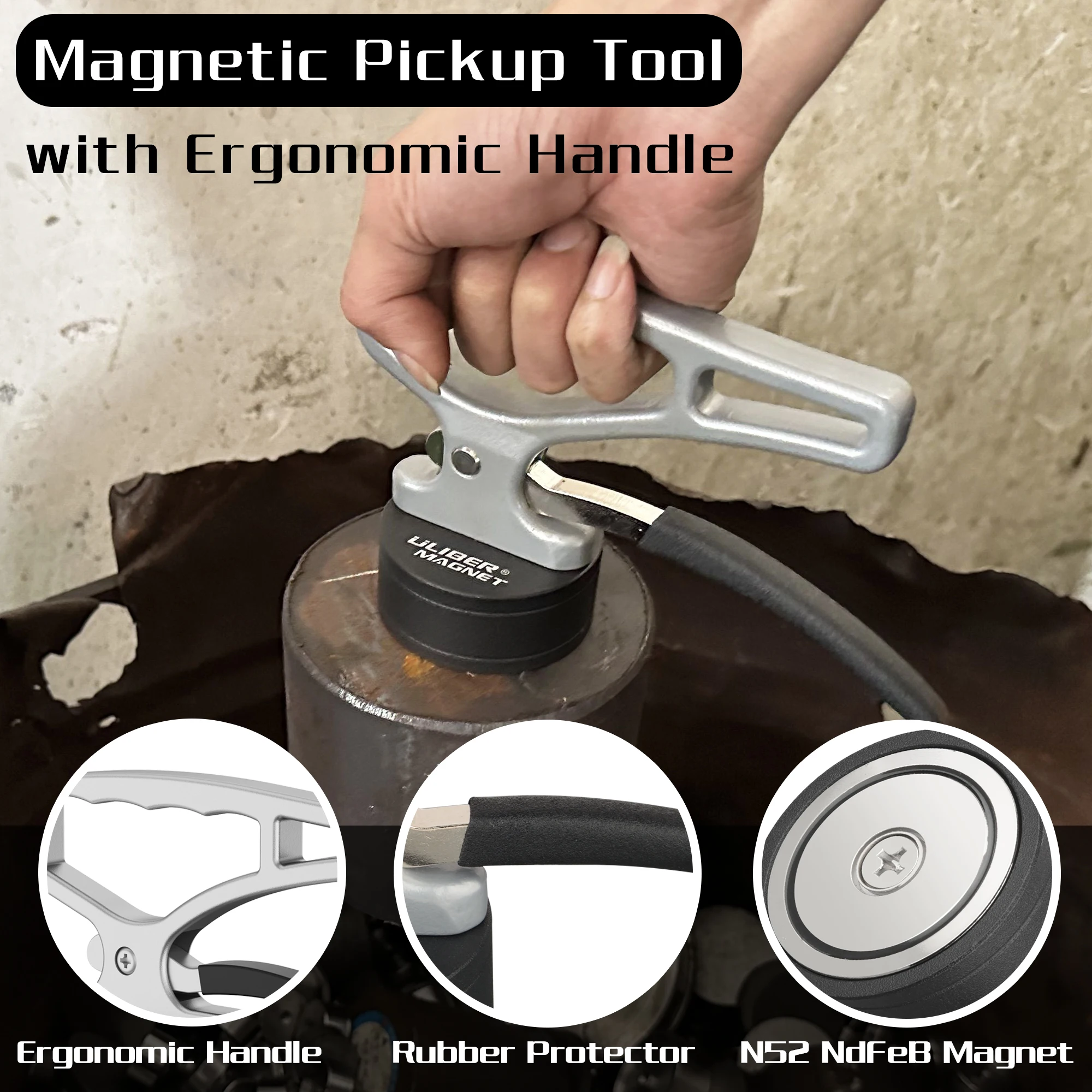 Сверхмощный сильный магнитный подъемный инструмент с быстросъемным портативным