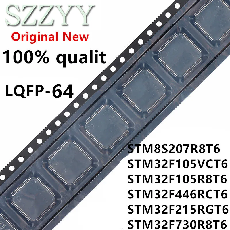 

(1piece)100% New STM8S207R8T6 STM32F105VCT6 STM32F105R8T6 STM32F446RCT6 STM32F215RGT6 STM32F730R8T6 QFP-64 Chipset