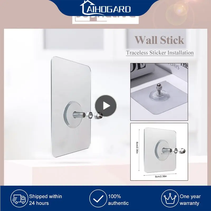 

PVC Non-Marking Self-adhesive Screws Wall Hanging Nails Home Kitchen Bathroom Waterproof Hanging Sucker Screw Stickers