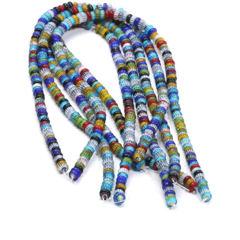 Бусины Из венецианского стекла диаметром 6 мм