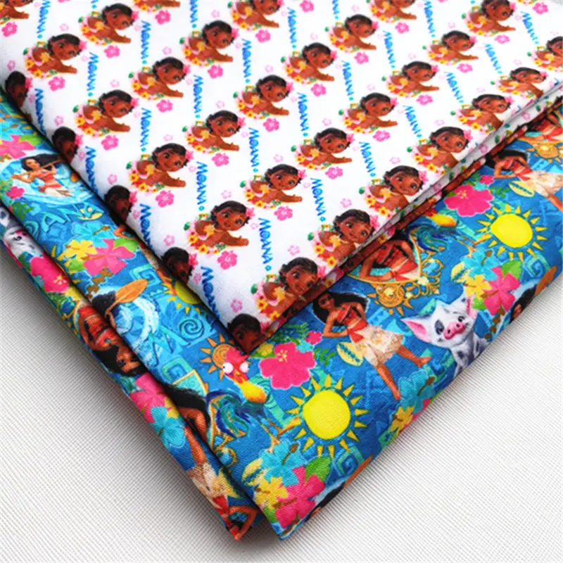 45*145 см половина Ярда принт Минни Маус мультяшный персонаж Полиэстеровая