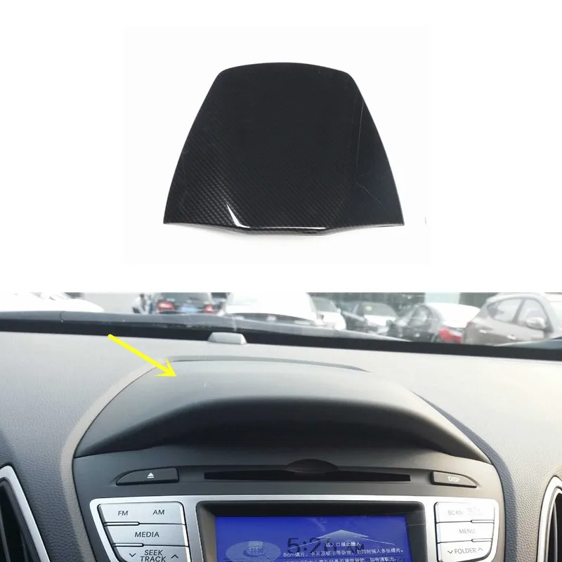 

Для Hyundai IX35 2010 2012 2013 2014 2015 пластиковые украшения в стиле углеродного волокна, аксессуары для салона автомобиля, накладки, наклейки
