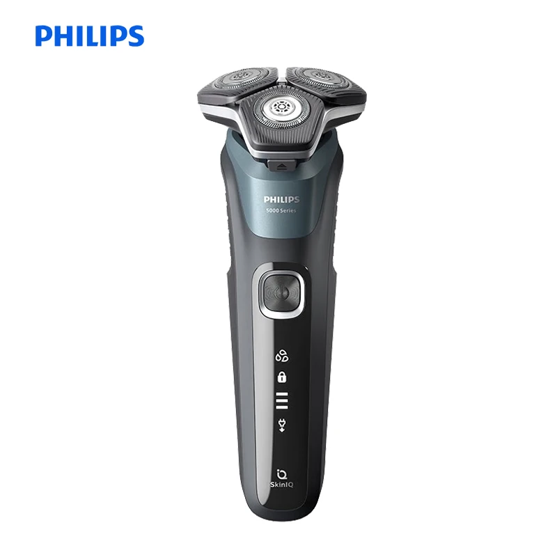 

Philips Series 5000 Shaver Wet and Dry Electric Shaver 360 Flexing Heads Beard Stubble Moustache Trimmer with Precision Blades