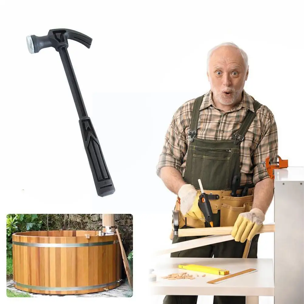 

Mini Iron Hammer Handle Claw Hammer Woodworking Nail Tool Hammer Puncher Hammer DIY Emergency Watch Safety Escape Repair Je J6V7