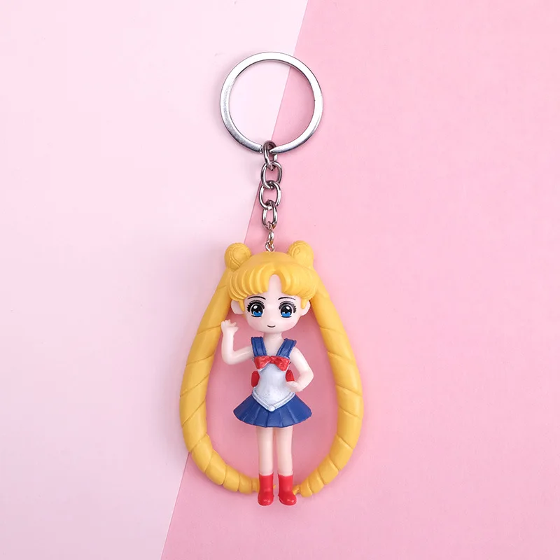 Японские Мультяшные аниме Сейлор брелок луна Tsukino Аниме фигурки куклы мультфильм