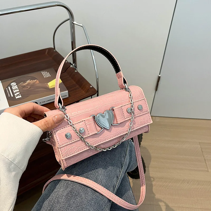 

Luxury Brand Designer PU Leather Shoulder Bags for Women New 2022 Trend Hit Lock Handbags Small Travel Hand Bag Lady Fashion Bag