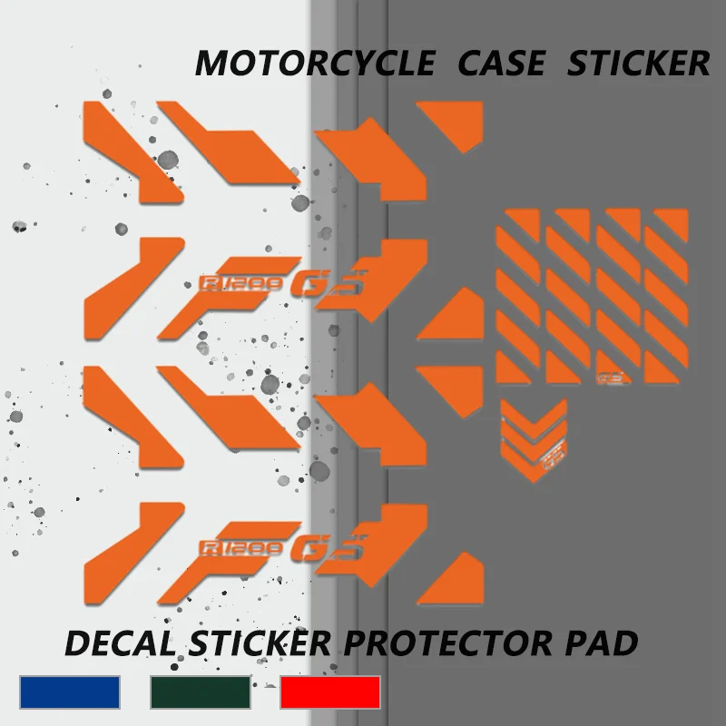

NEW Motorcycle Tail Side Box Sticker Pads Tail Luggage Reflective Stickers Decals For BMW R1200GSA R1250GSA F850 GSA F 750GSA