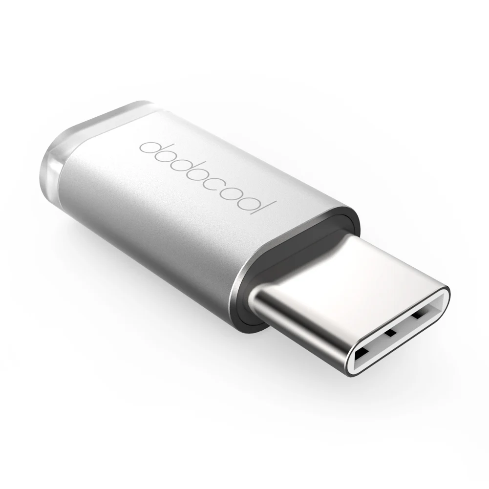 Адаптер dodocool Mini USB-C-Micro USB преобразователь Type-C в Micro-USB коннектор для MacBook Type C