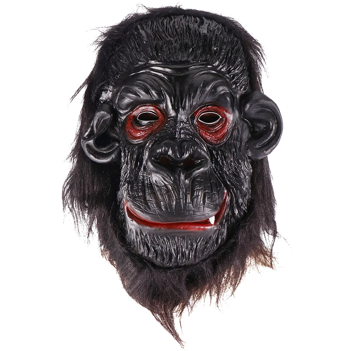 

Gorilla Mask Horror Head Ghost Performance Scary Halloween Party Black Decor Decorate Costume