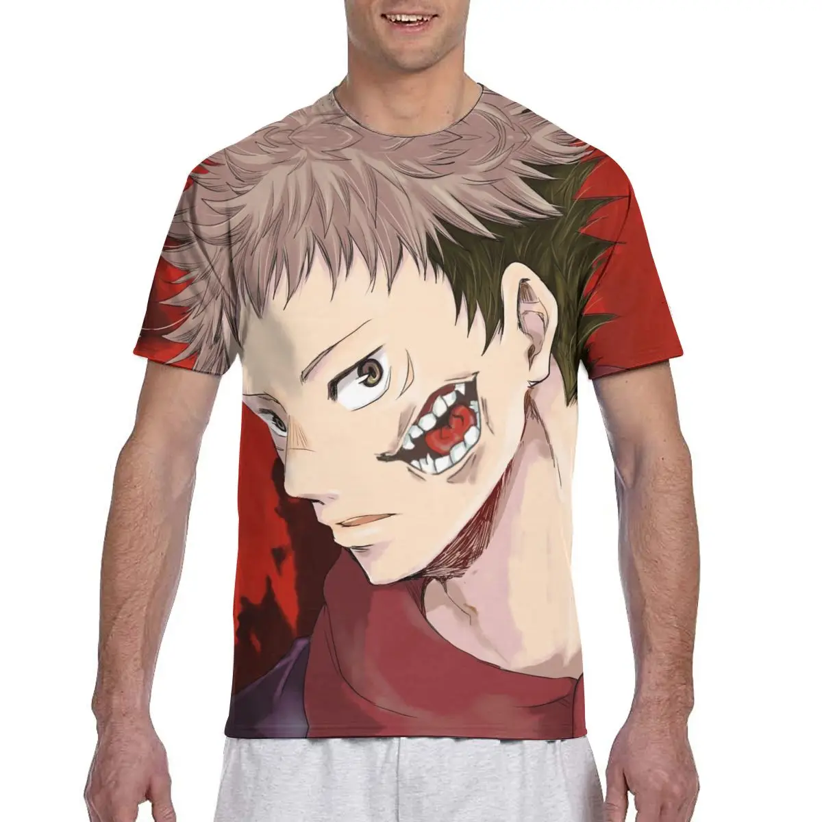 

Новинка 2021, женские/мужские футболки с принтом Харадзюку юютсу кайсен, повседневные футболки, топы, летняя женская футболка с коротким рука...