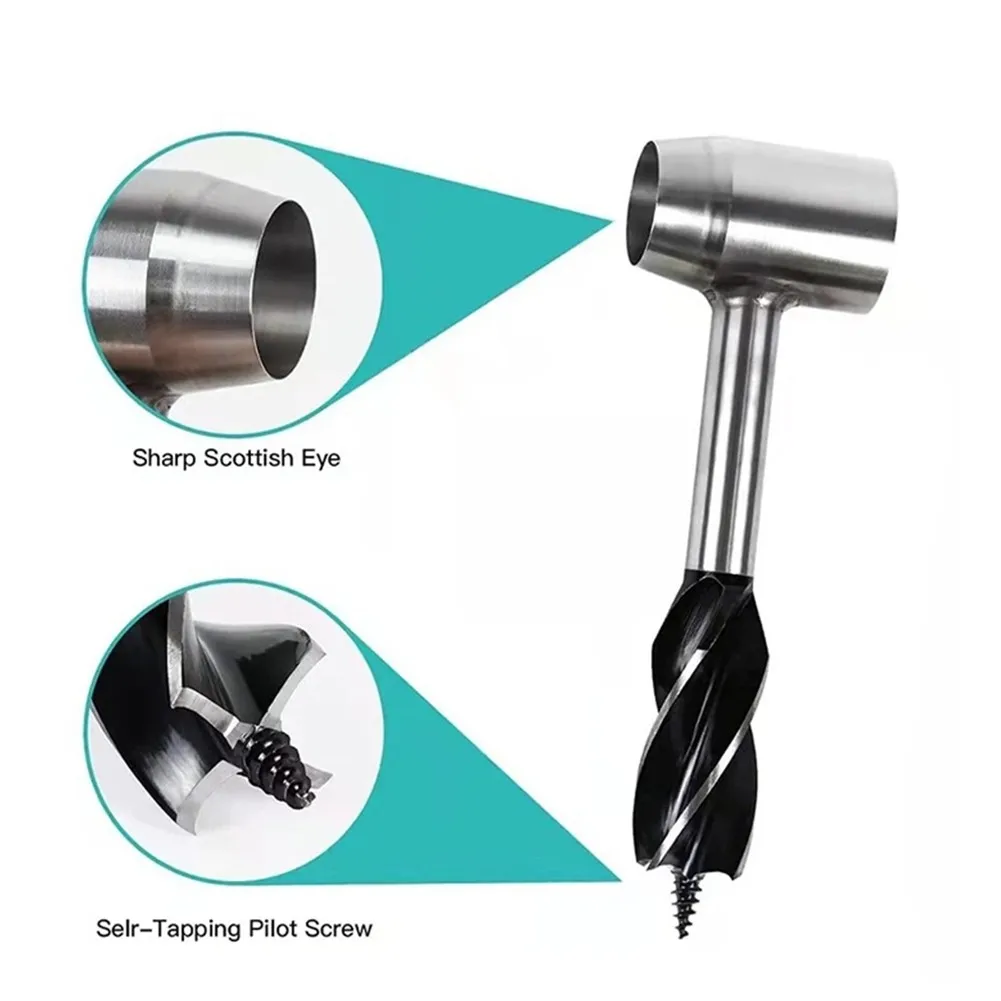 

Woodworking Hand Drill Auger Drill Outdoor Multi-Purpose Drill Manual Auger Field Building Outdoor Shrub Craft Wood Auger